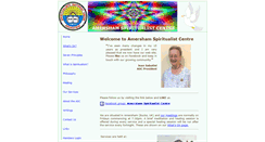 Desktop Screenshot of amershamspiritualistcentre.org.uk